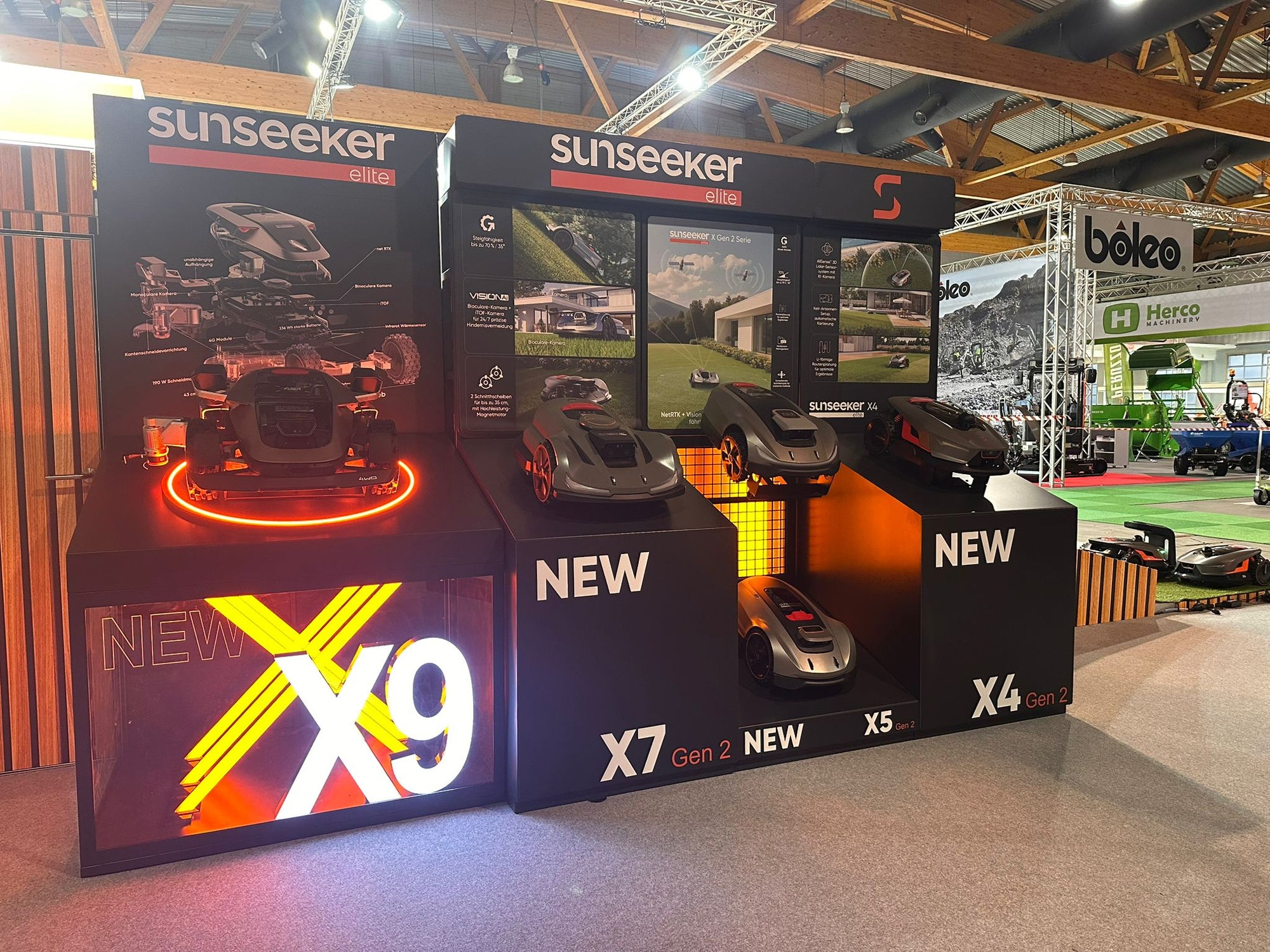 Sunseeker Elite voor het eerst voorgesteld aan het grote publiek op Agribex